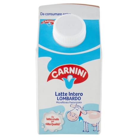 Latte Intero Lombardo Microfiltrato Pastorizzato, 500 ml
